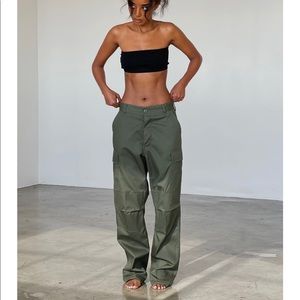 Local European Cargo Pants in Olive